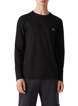 T-Shirt Lacoste Gola Redonda para Homem Preto