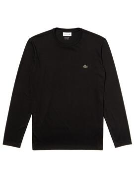 T-Shirt Lacoste Gola Redonda para Homem Preto