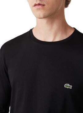 T-Shirt Lacoste Gola Redonda para Homem Preto
