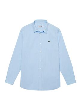 Camisa Lacoste Slim Fit para Homem Azul Claro