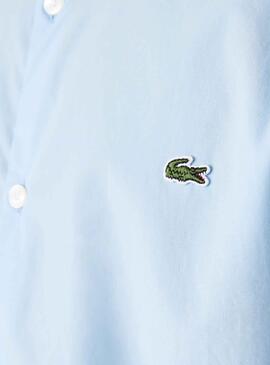 Camisa Lacoste Slim Fit para Homem Azul Claro