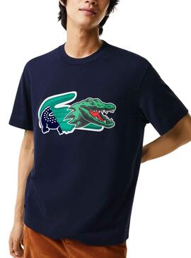 T-Shirt Lacoste Holiday Cocodrile para Homem