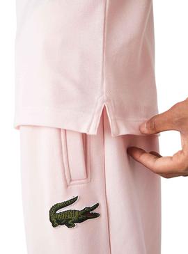 Polo Lacoste Slim Fit para Homem Rosa Flamant