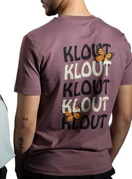 T-Shirt Klout Butterfly Kaffa para Homem e Mulher