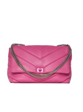 Saco Pieces Mitza Shoulder para Mulher Rosa.