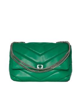 Saco Pieces Mitza Shoulder para Mulher Verde