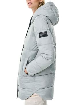 Casaca Ecoalf Noir Reversible para Mulher Cinza