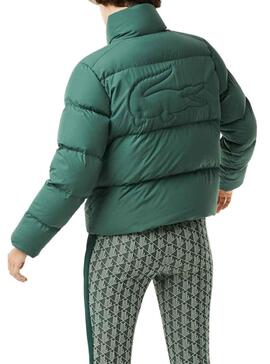 Casaca Jaqueta Lacoste Down para Mulher Verde