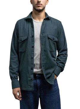 Overshirt Klout Chenilla para Homem Azul 