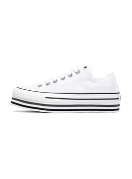 Sapatilha Converse Plataforma All Star Branco Mulh