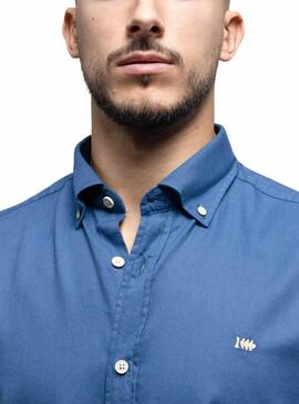 Camisa Klout Pique Ultramar para Homem Azul Marinho