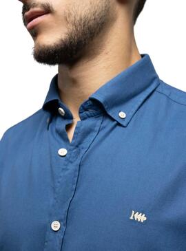 Camisa Klout Pique Ultramar para Homem Azul Marinho