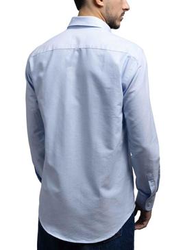 Camisa Klout Oxford Azul claro para Homem