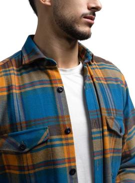 Overshirt Klout Highland Frames Homem Azul