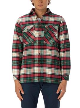 Camisa El Pulpo Padded Printed Homem Vermelho