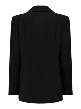 Blazer Only Gry Botones para Mulher Preto