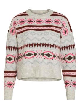 Camisola Vila Vicilia Jacquard para Mulher Multicolor