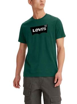 T-Shirt Levis Graphic para Homem Verde