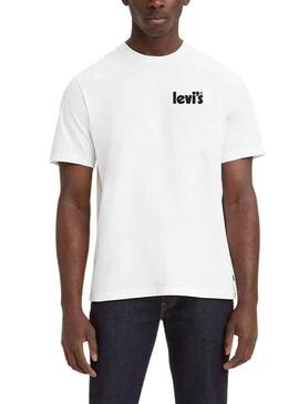 T-Shirt Levis Relaxed Fit para Homem Branco