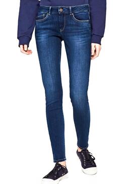 Jeans Pepe Jeans Pixie Azul Mulher