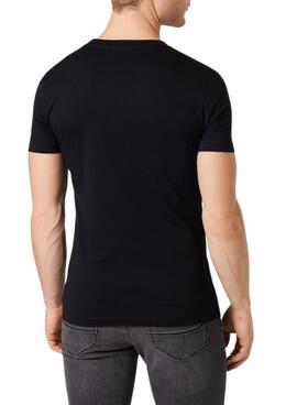 T-Shirt Calvin Klein Institucional Homem Preto
