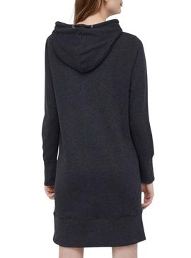 Vestido Pepe Jeans Gisela Sweat Cinza Mulher