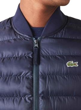 Colete Lacoste Waterproof para Homem Azul Marinho