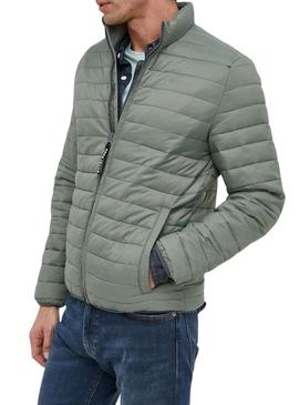 Casaca Pepe Jeans Connel Solid verde para Homem