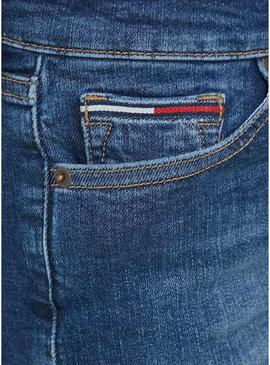 Jeans Tommy Jeans Nora Azul Mulher