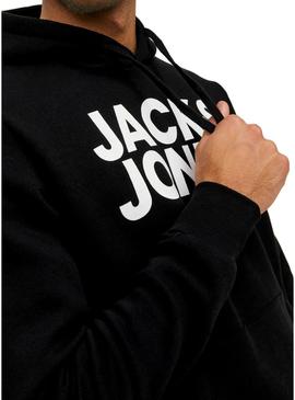 Sweat Jack & Jones Logo Maxi Preto Homem