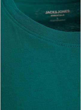 T-Shirt Jack & Jones Corp Logo Verde Homem