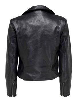 Casaca Couro Sintético Only Vera Preto para Mulher
