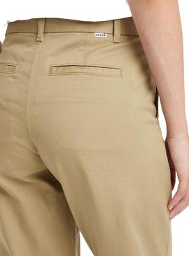 Pantalon Levis Chino Beige para Mulher