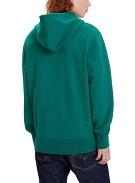 Sweat Levis Hoodie Verde para Homem