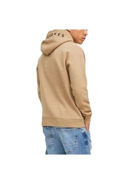 Sweat Jack and Jones Jestar Bege para Homem