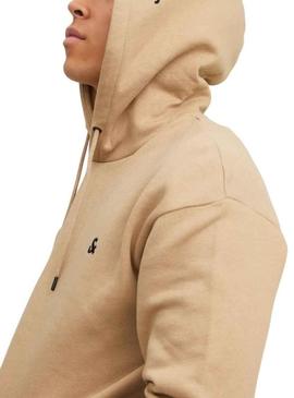 Sweat Jack and Jones Jestar Bege para Homem