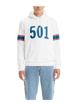 Sweat Levis 501 Branco para Homem