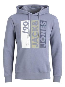 Sweat Jack e Jones Jio Azul para Homem