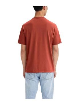 T-Shirt Levis Holiday Laranja para Homem