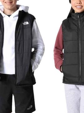 Colete The North Face Preto para Menina e Menino