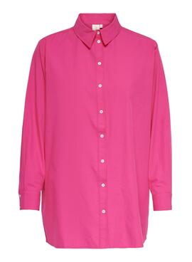 Camisa Only Curly Rosa para Mulher