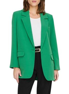 Blazer Only Lana Berry Overtamanho Verde para Mulher