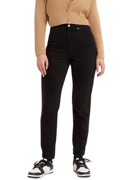 Jeans Levis High Cintura Mãe Preto Mulher