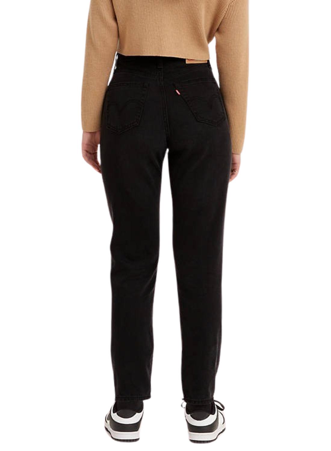 Jeans Levis High Cintura Mãe Preto Mulher
