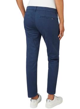 Pantalon Pepe Jeans Maura Azul Marinho para Mulher