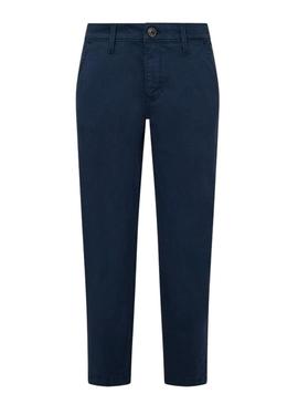 Pantalon Pepe Jeans Maura Azul Marinho para Mulher