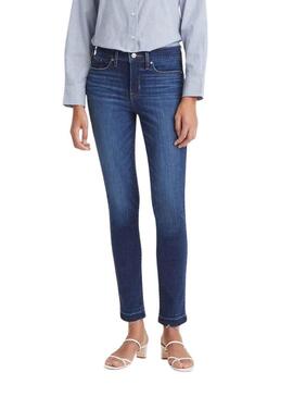Pantalon Jeans Levis 311 Skinny Azul para Mulher