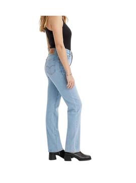 Pantalon Jeans Levis 724 Light Denim para Mulher