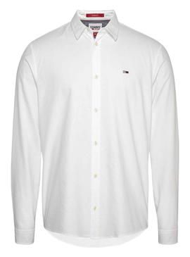 Camisa Tommy Jeans Classic Branco para Homem