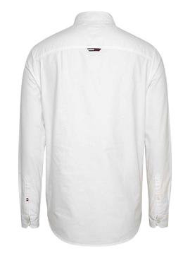 Camisa Tommy Jeans Classic Branco para Homem